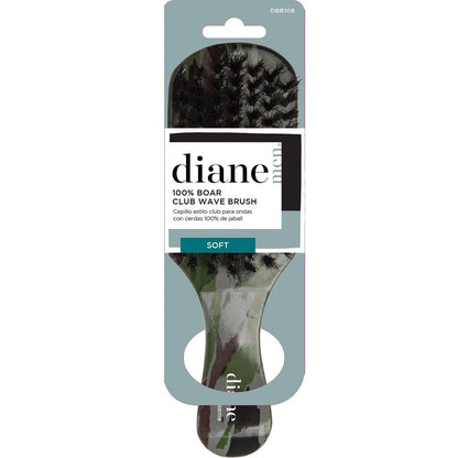 DIANE 100% Boar Softy Club Brush (Camo)