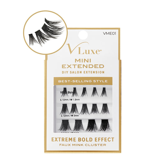 VLuxe Faux Mink Cluster - Mini Extended