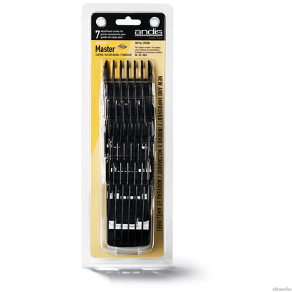ANDIS Snap-On Blade Attachment Combs, 7-Comb Set