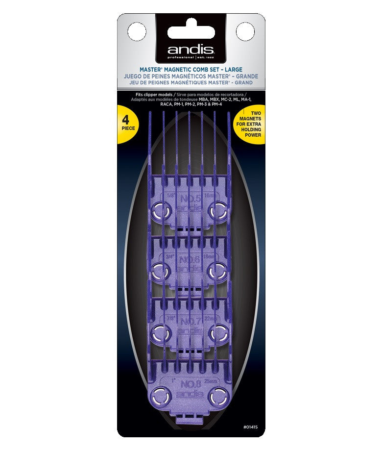 ANDIS Master Magnetic Comb Set