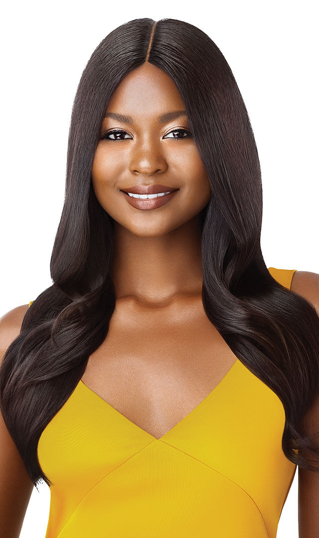 OUTRE The Daily Wig 100% Unprocessed Human Hair Lace Part Wig STRAIGHT V-CUT 22"