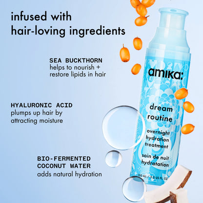 AMIKA Dream Routine Overnight Hydrating Hair Mask (3.3oz)