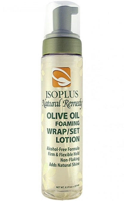 ISOPLUS Natural Remedy Olive Oil Foaming Wrap and Set Lotion (8.5 oz)