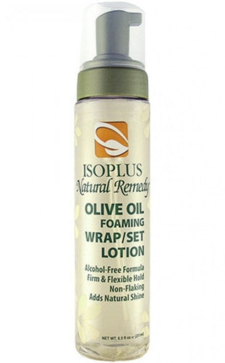 ISOPLUS Natural Remedy Olive Oil Foaming Wrap and Set Lotion (8.5 oz)