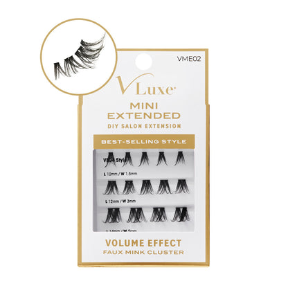 VLuxe Faux Mink Cluster - Mini Extended