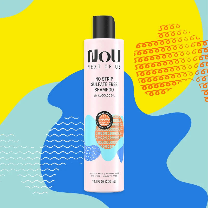 NOU No Strip Sulfate Free Shampoo (10.1 oz)