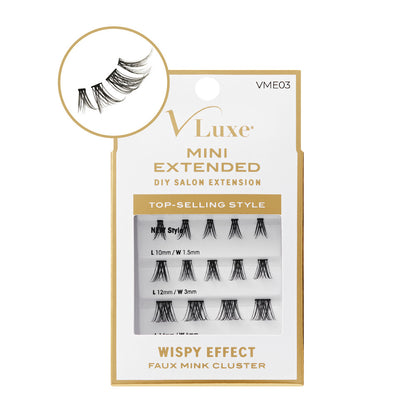 VLuxe Faux Mink Cluster - Mini Extended