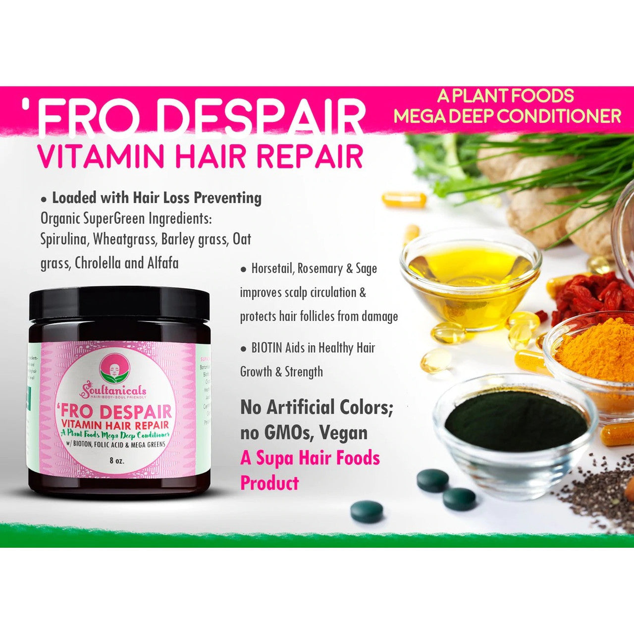 Soultanicals Fro Despair Vitamin Hair Repair