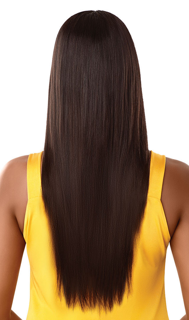 OUTRE The Daily Wig 100% Unprocessed Human Hair Lace Part Wig STRAIGHT V-CUT 22"