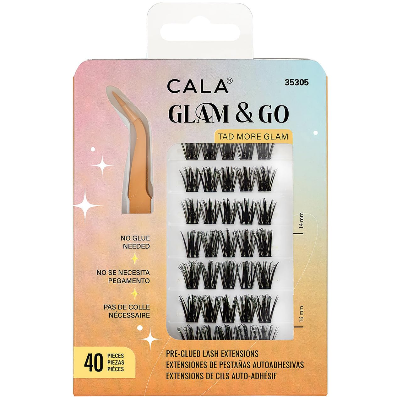 CALA Glam & Go Eyelashes Clusters