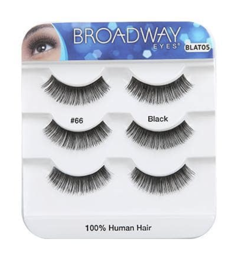 Broadway 100% Human Hair Strip Lashes Eyelashes