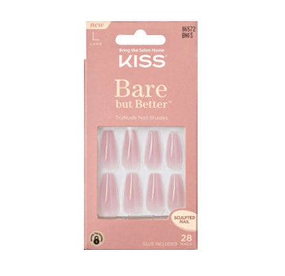 KISS Bare But Better Nails 28 Count