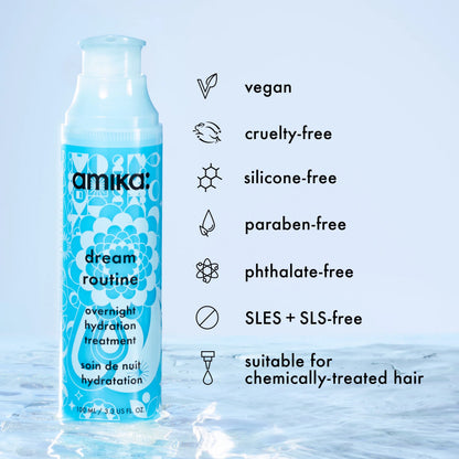 AMIKA Dream Routine Overnight Hydrating Hair Mask (3.3oz)