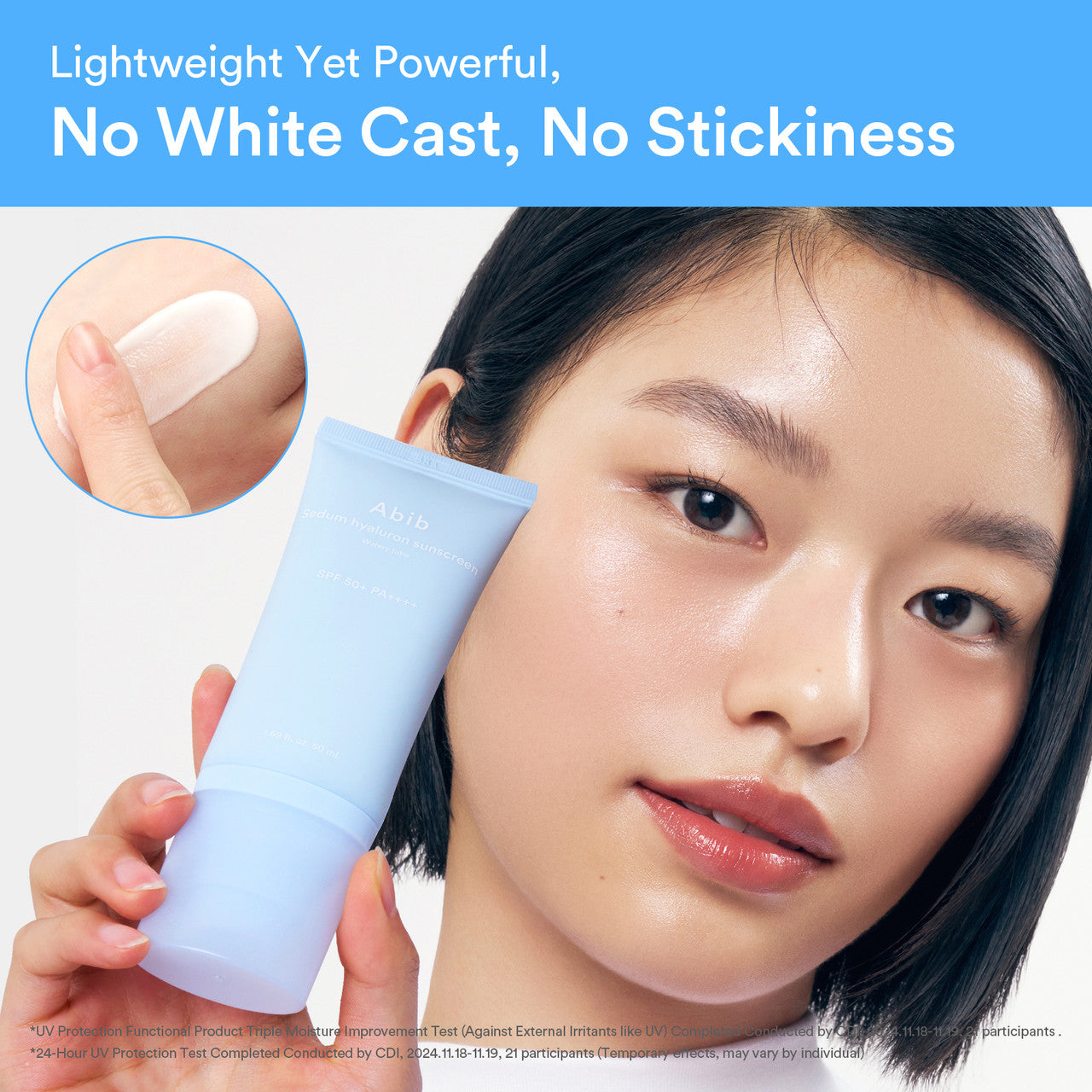 [Abib] Sedum Hyaluron Sunscreen Watery Tube SPF50+ PA++++ (1.69oz)