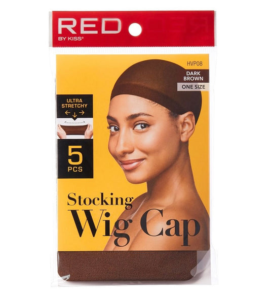 RED Stocking Wig Cap - 5 CAPS