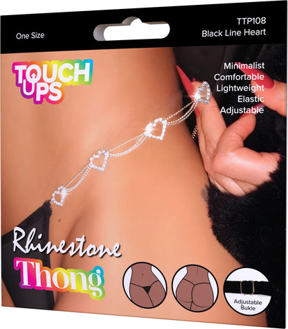 Touch Ups Rhinestone Underwear Thong
