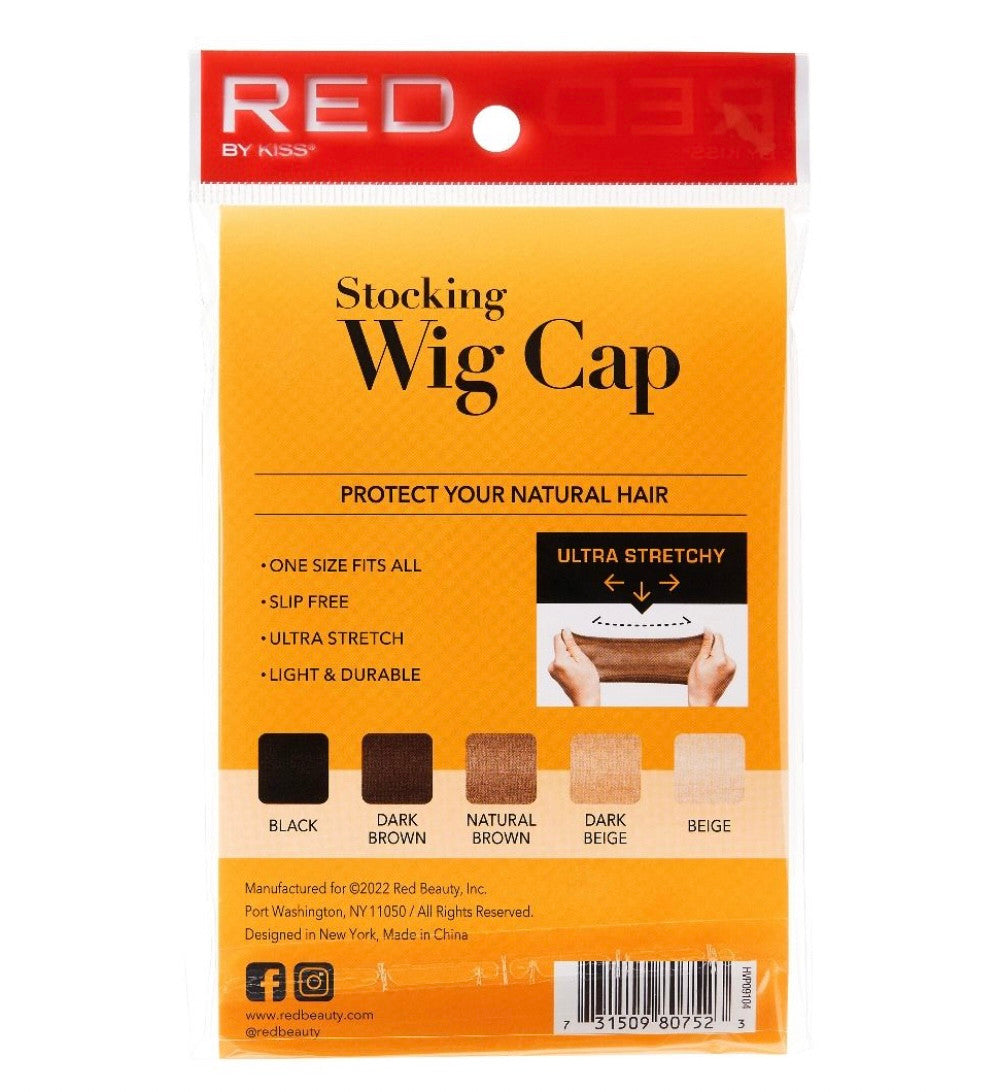 RED Stocking Wig Cap - 5 CAPS