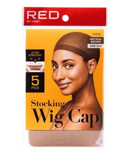 RED Stocking Wig Cap - 5 CAPS
