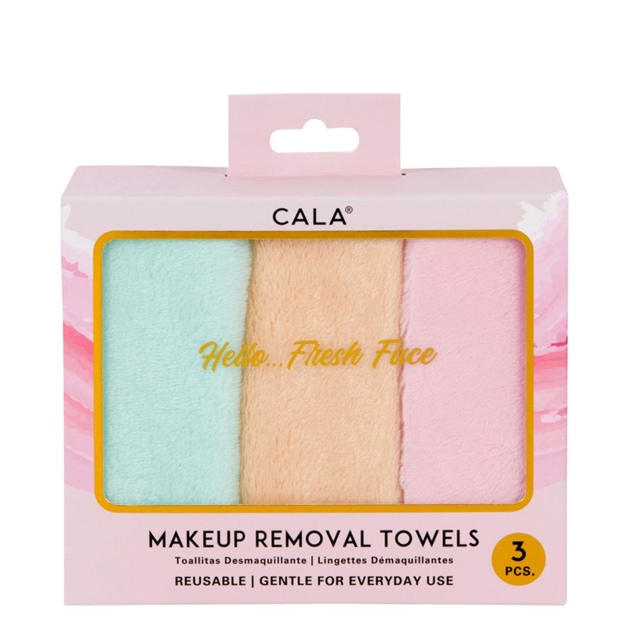 CALA Make Up Cleansing Facial Towel (3pcs)