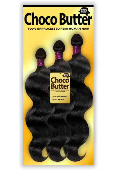 Choco Butter 100% Virgin Human Hair Multi Pack - Body Wave