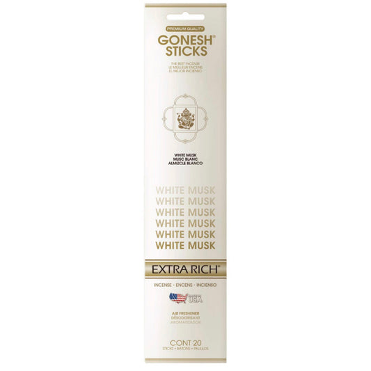 GONESH Extra Rich Collection - White Musk (20/PK)