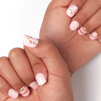KISS Gold Finger Little Diva Sticker Nails – Crystal Persuasion
