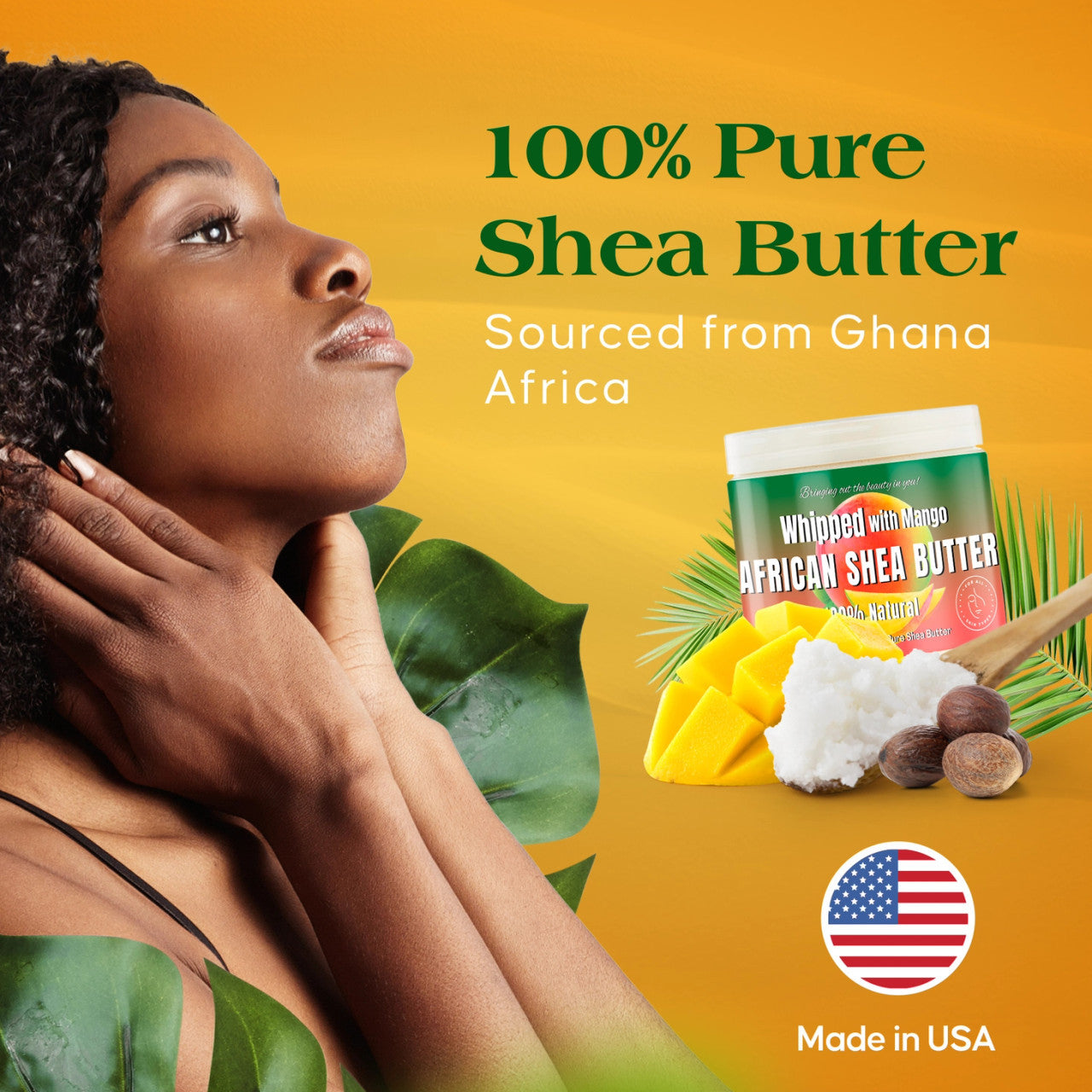 RA Cosmetics 100% Natural Whipped Shea Butter