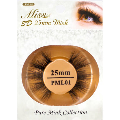Miss 3D 25mm Mink Lashes Collection