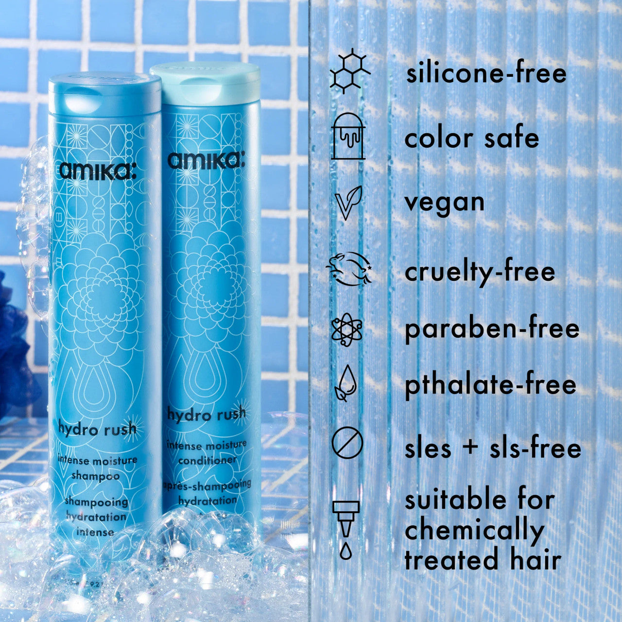 AMIKA Hydro Rush Intense Moisture Conditioner (9.2oz)