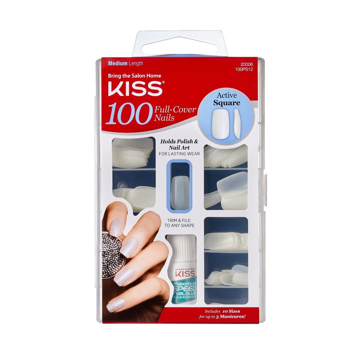 KISS 100 Full-Cover Nails
