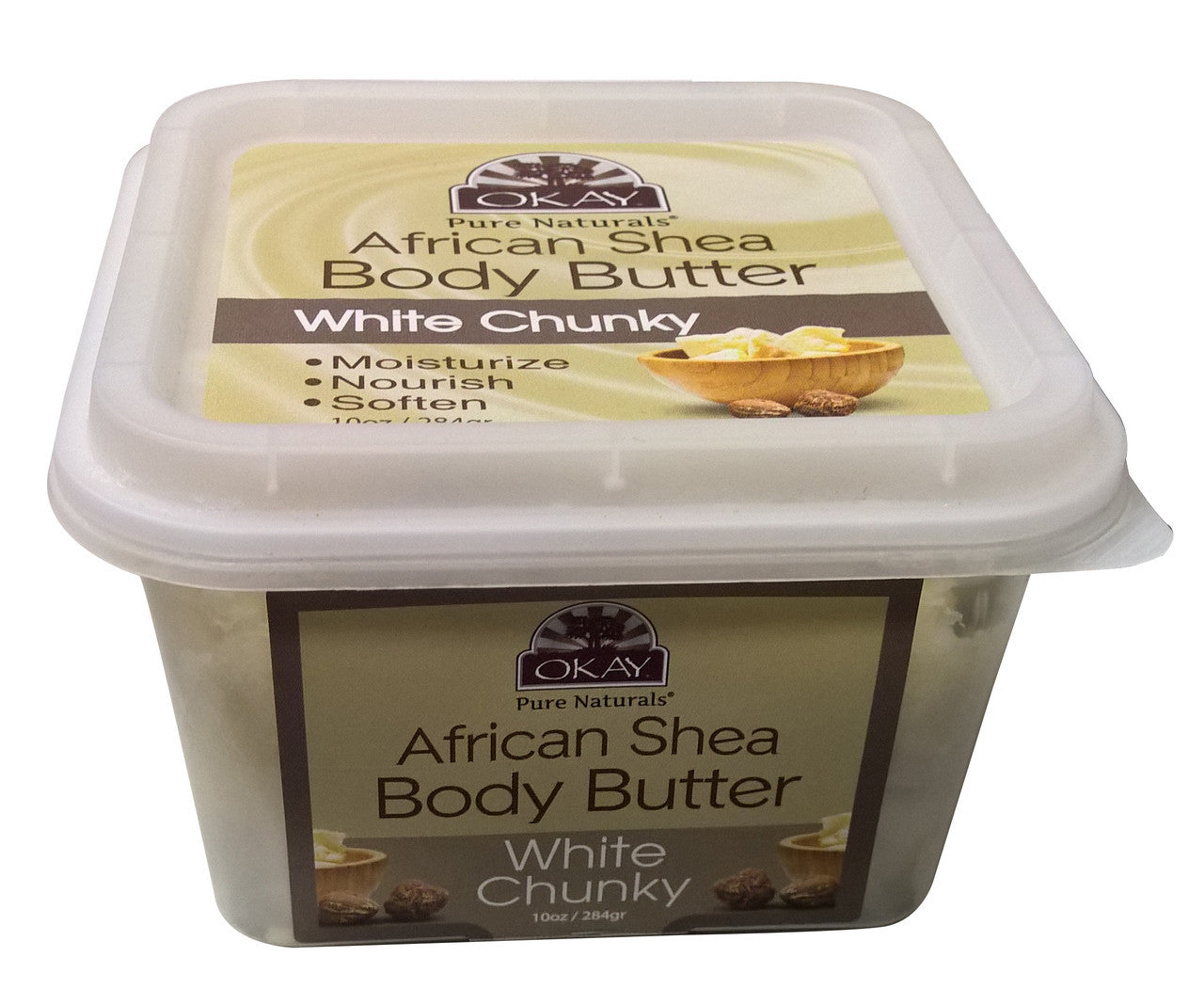 OKAY Shea Butter White Chunky Deep Moisturizing (10oz)