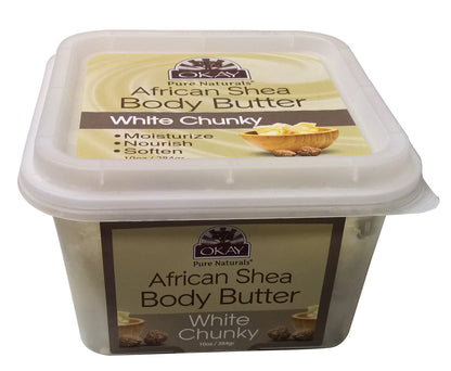 OKAY Shea Butter White Chunky Deep Moisturizing (10oz)