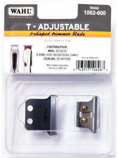 WAHL Adjustable T-shaped Trimmer Blade, 01062-600
