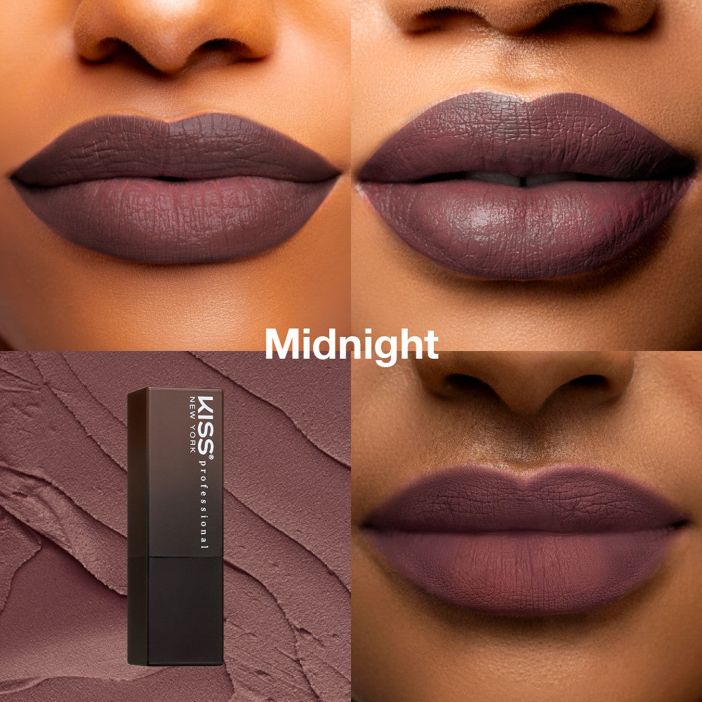 KISS New York Professional Richly Pigmented Satin Lipstick