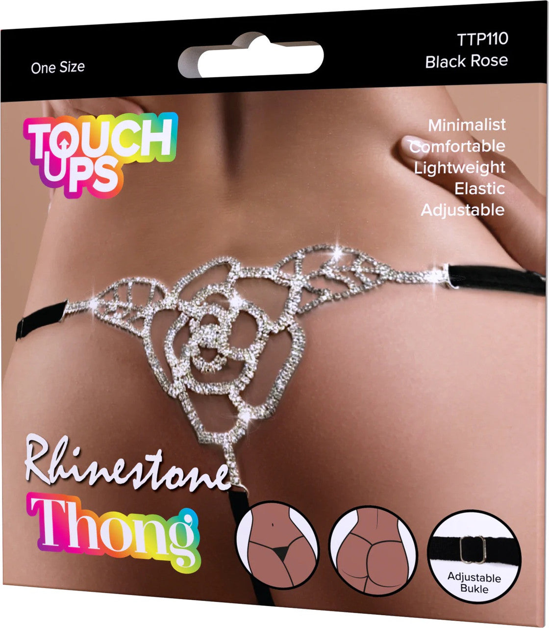 Touch Ups Rhinestone Underwear Thong
