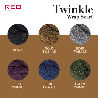 RED Twinkle Wrap Scarf