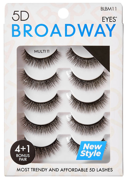 KISS Broadway 5D Lashes 5 Pair Multipack (30 Styles)