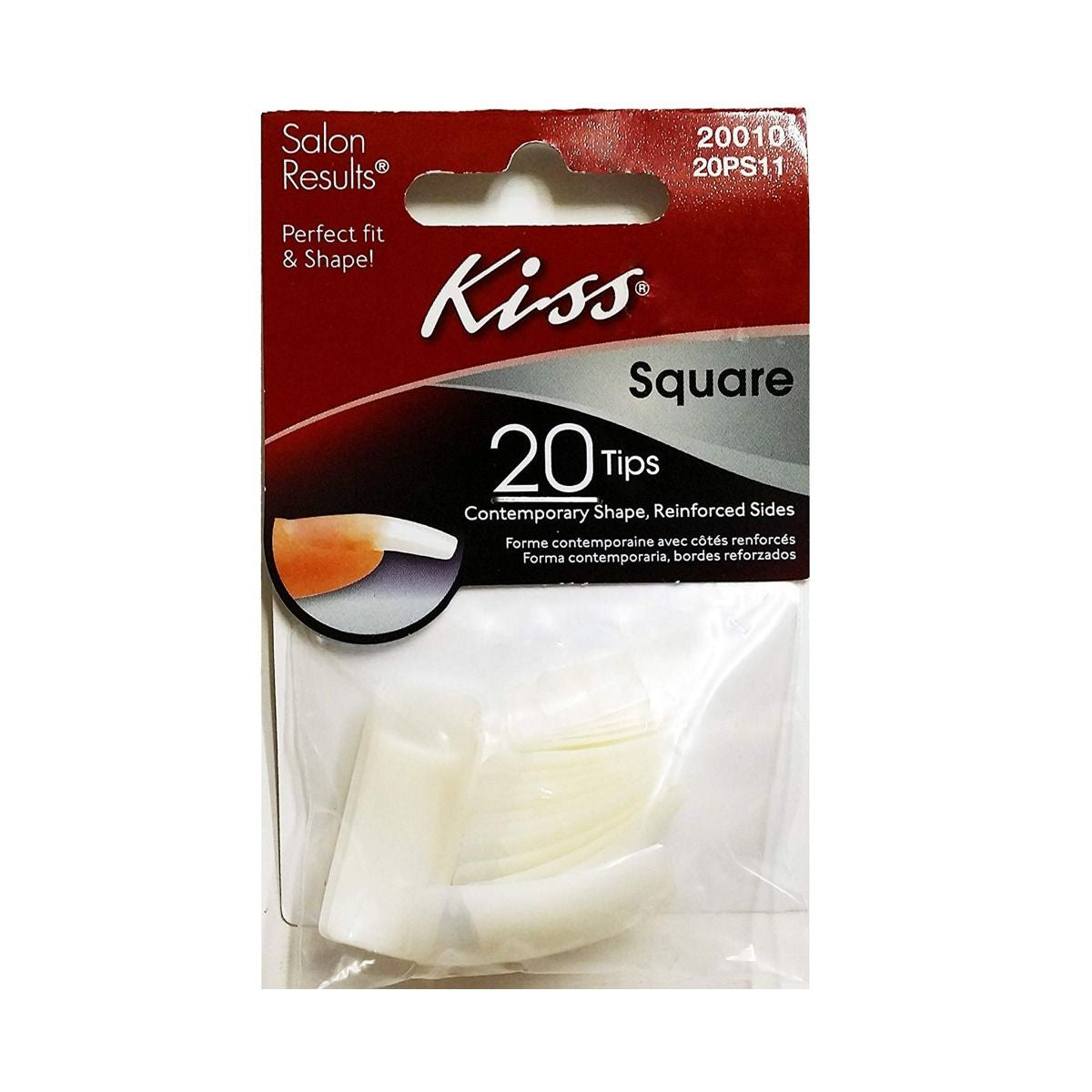 KISS 20 Tips Salon Nails Bag
