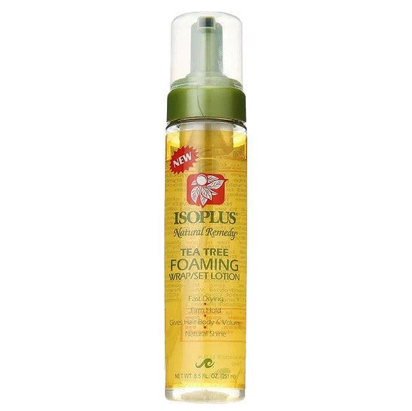 ISOPLUS Natural Remedy Tea Tree Foaming Wrap and Set Lotion (8.5 oz)