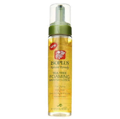 ISOPLUS Natural Remedy Tea Tree Foaming Wrap and Set Lotion (8.5 oz)