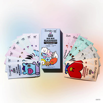 THE CREME SHOP Bye Bye Blackheads - Printed Pore Strips (Set of 16)