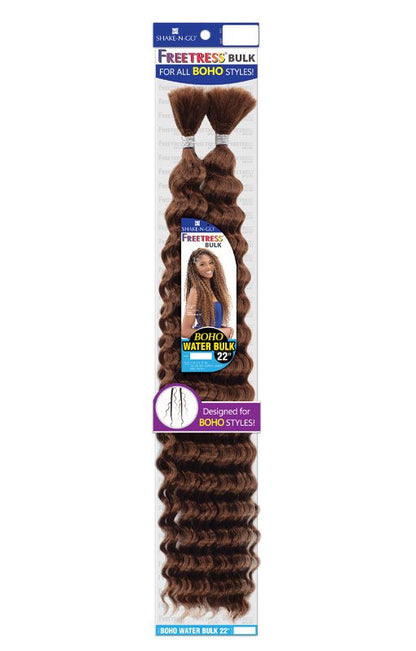 SHAKE N GO Freetress Bulk Braids - BOHO WATER BULK 22"