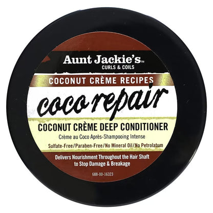 Aunt Jackie's Curls & Coils Coco Repair Deep Conditioner (15 oz)