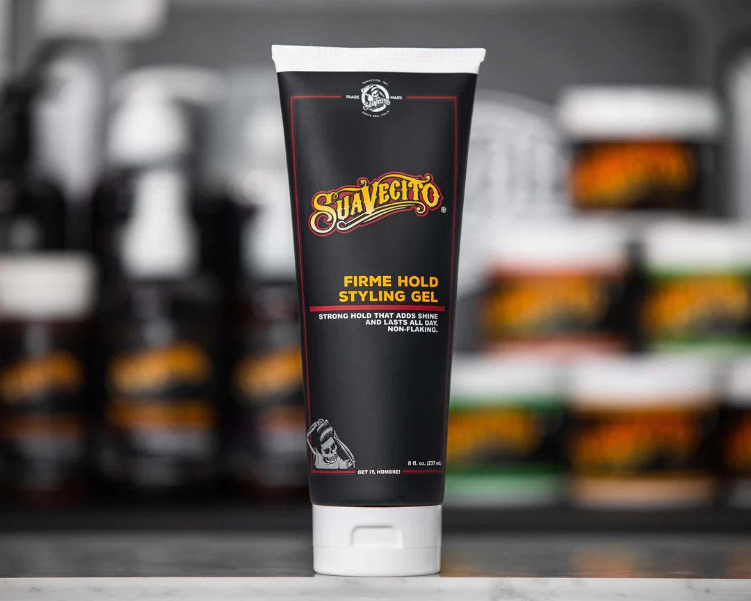 Suavecito Firme Hold Styling Gel (8 oz)