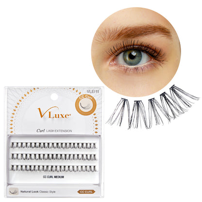 VLuxe CC & DD Curl Faux Mink Lash Clusters (12–16mm) DIY Lash Extensions