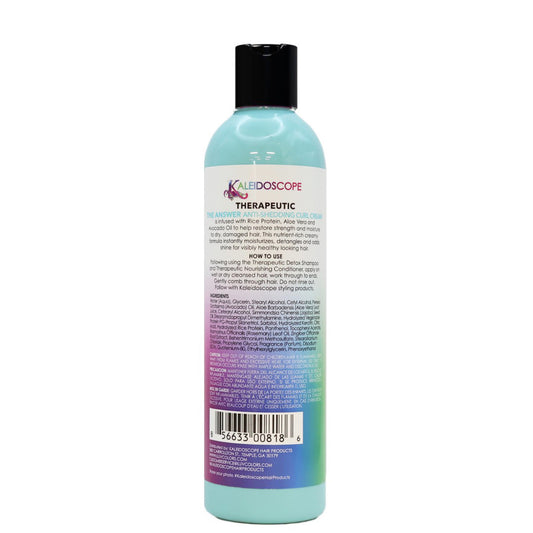 Kaleidoscope Therapeutic The Answer 5 In 1 Restorative Hair Therapy Curl Cream (8oz)