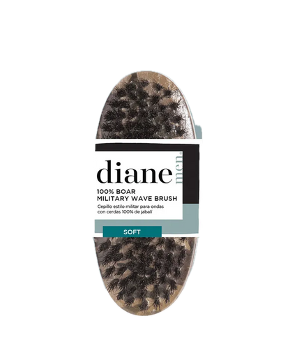 DIANE 100% Soft Boar Military Wave Brush