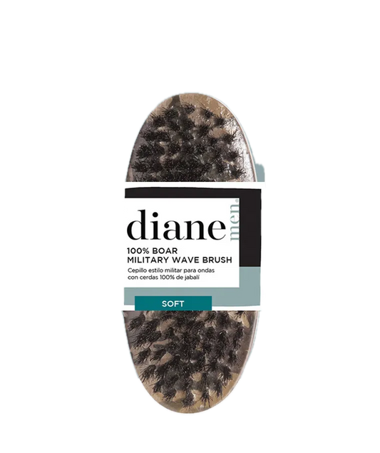 DIANE 100% Soft Boar Military Wave Brush