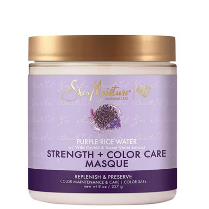 Shea Moisture Purple Rice Water Strength & Color Care Hair Mask