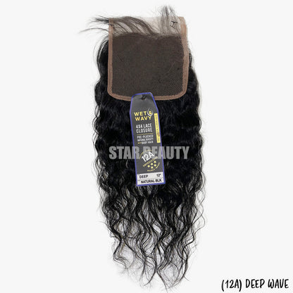 SENSATIONNEL 12A Wet & Wavy 4X4 HD Lace Closure 12"